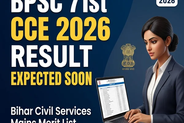 BPSC 71st CCE 2026 Result Expected Soon — Bihar Civil Services Mains Merit List, How to Check