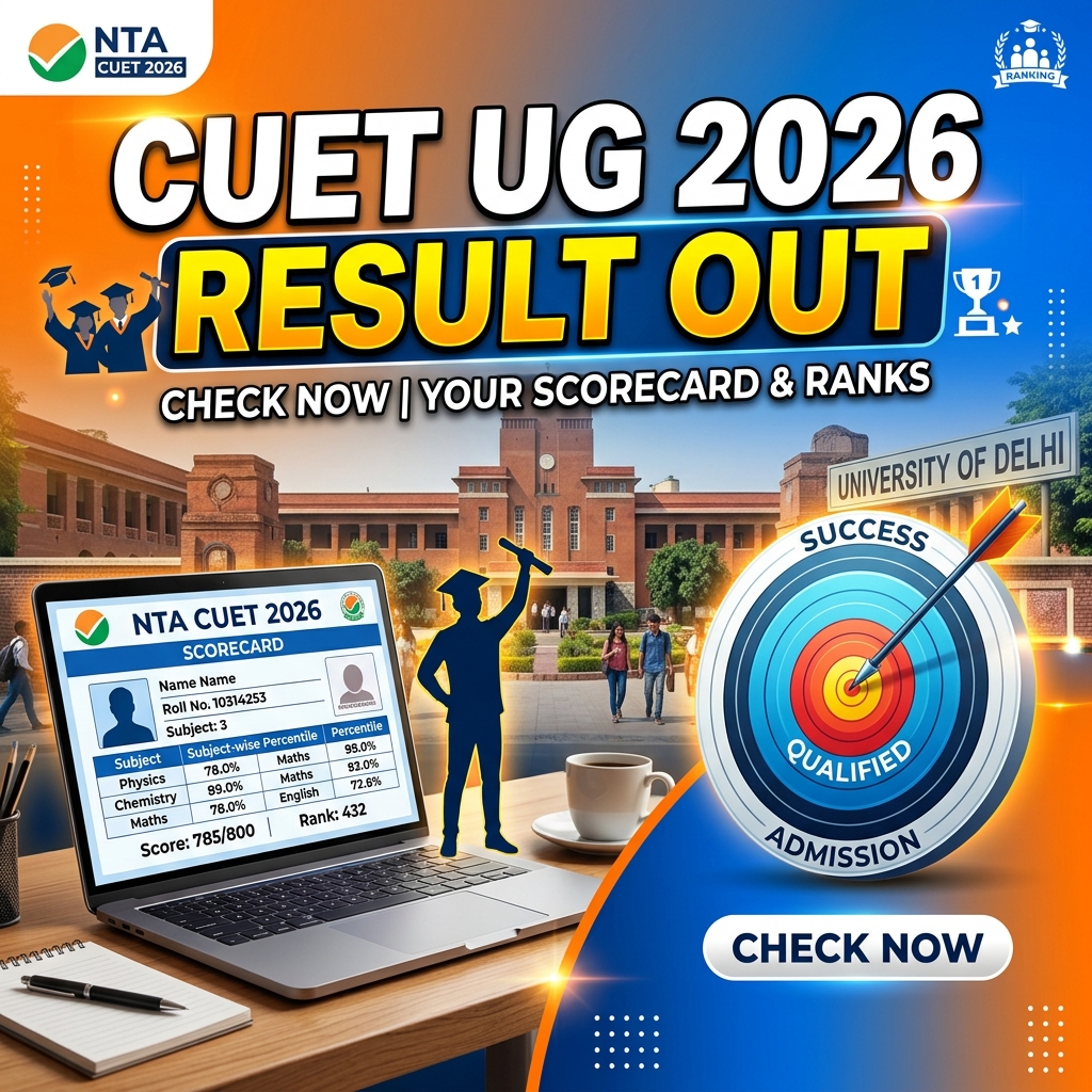 CUET UG 2026 Result Declared: Direct Link to Download Scorecard & Category-Wise Cutoff Guidelines