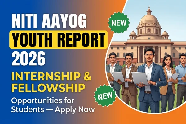 NITI Aayog Youth Report 2026 — Internship & Fellowship Opportunities for Students, Apply at niti.gov.in