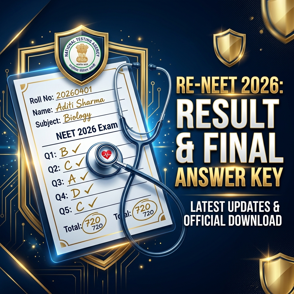 Re-NEET 2026 Result & Final Answer Key: Expected Date and How to Check on neet.nta.nic.in