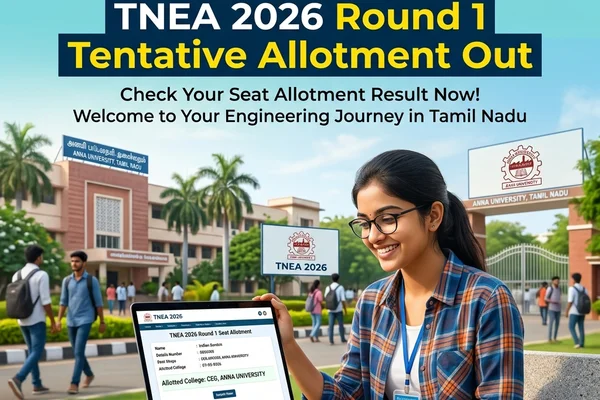TNEA 2026 Round 1 Tentative Seat Allotment Released Today on tneaonline.org — Confirmation Window Open, Upward Movement & Next Steps Guide
