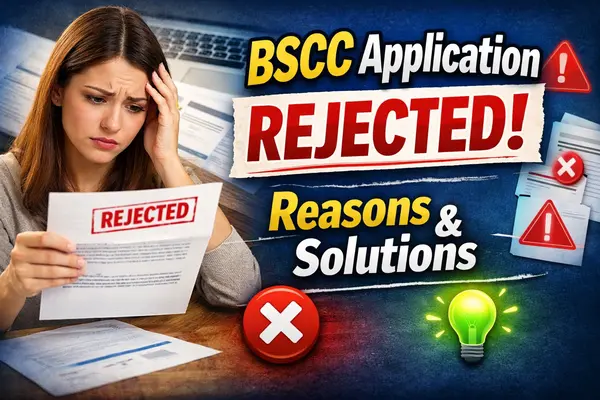 BSCC application rejected reasons and solutions for Bihar Student Credit Card Scheme